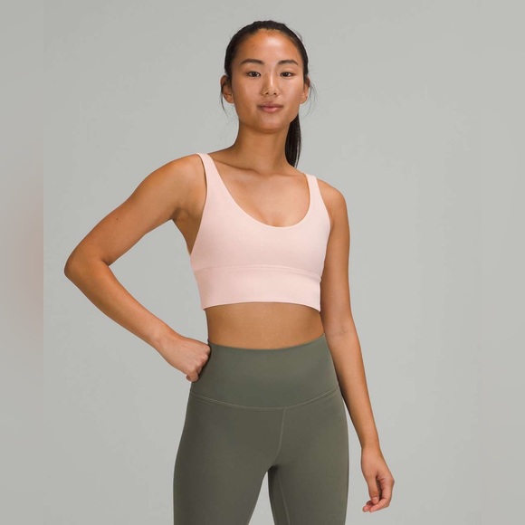 Lululemon Align Bra Reversible size 4 Pink Mist/Pecan Tan PIMI/PETN